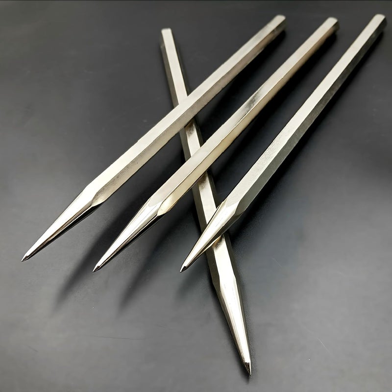 TACTICALEDGED.DOJO مجموعة مسامير رمي الفولاذية مجموعة من 3 (10 مم و12 مم) - Image 3